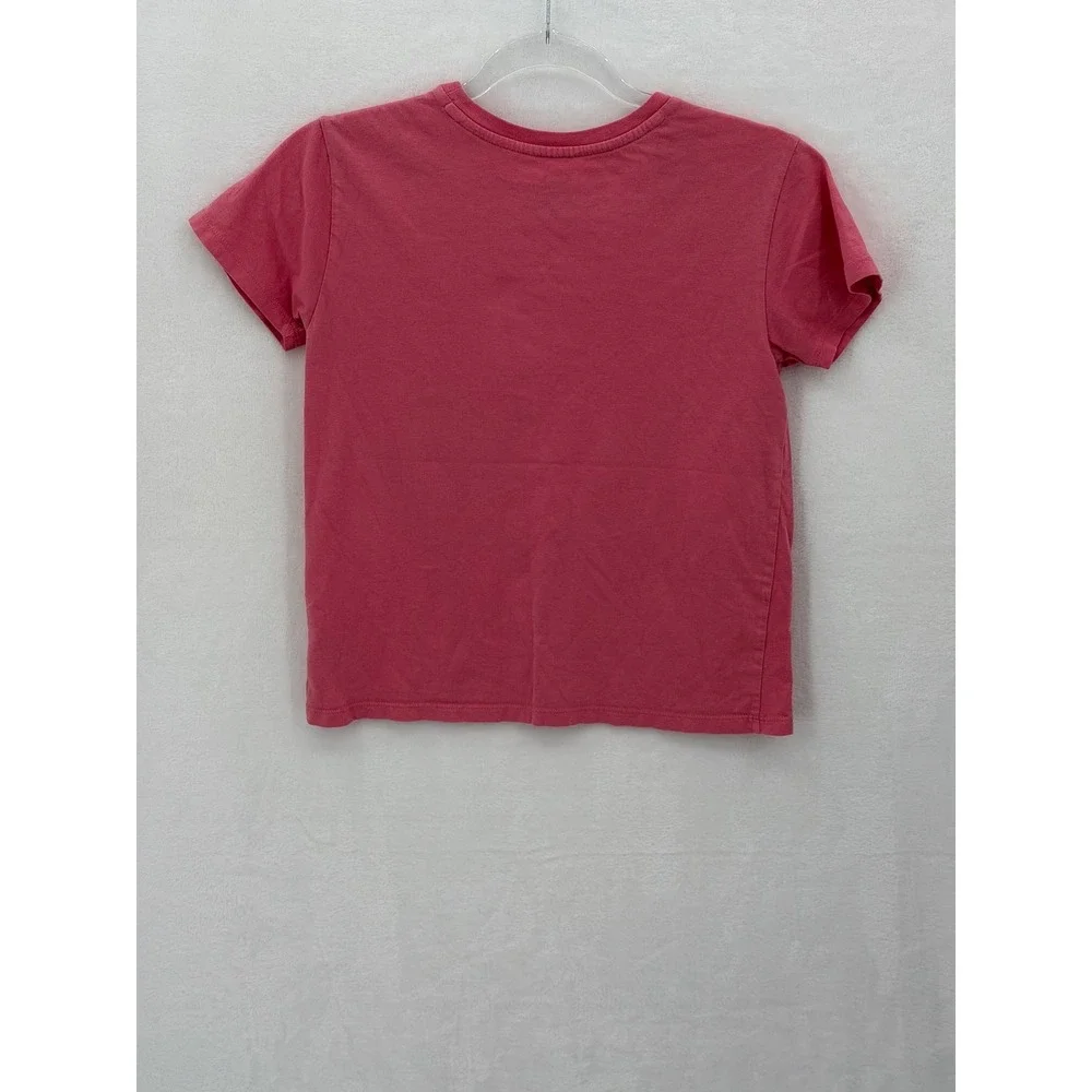 Polo Ralph Lauren T-Shirt Girls XL Pink Rainbow Big Pony Graphic Colorful Casual